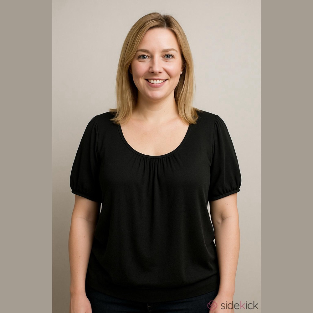 LN Studio Black Top Women's Size 2X